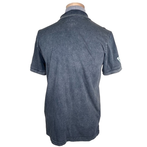 Hard Rock Cafe Guitar Co. Manufacturer Distressed St. Maarten Polo W/ Pa… - Picture 8 of 12